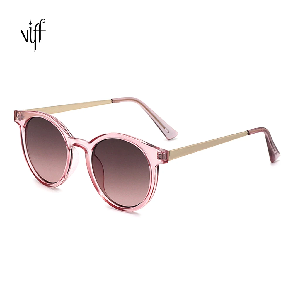 

VIFF HP20153 Classic black woman sunglasses eyewear frame 2021round small lady sunglasses