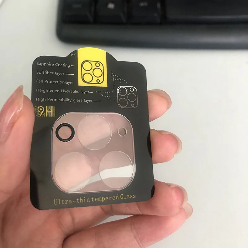 
Wholesale For iphone 12 Mobile Phone Tempered Glass Camera Screen Protector for Iphone 11 Pro Camera Lens Protectors with Box 
