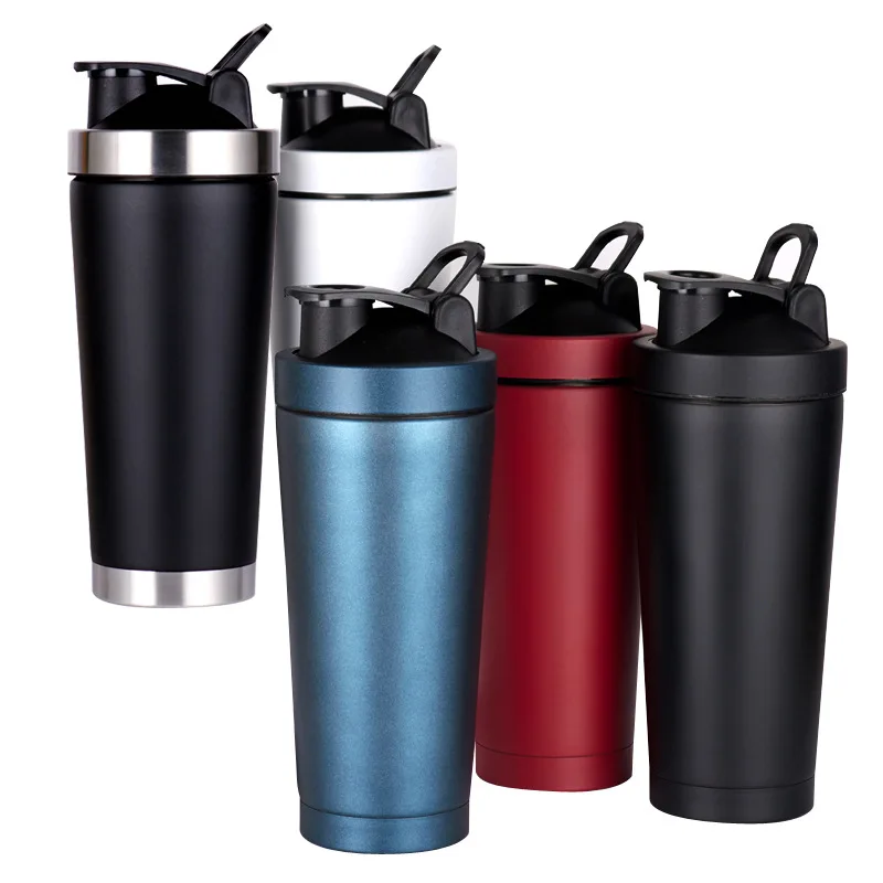 

304 Stainless Steel Mug European and American Vacuum Thermos Shaker Bottle Customized 550ml/750ml Travel Mug Protein Shake Cup