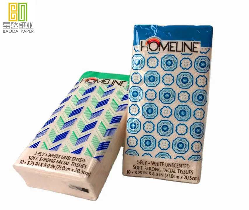 
Australia market 4 Ply Pocket Tissue standard pocket tissue US and EU market pocket tissue 