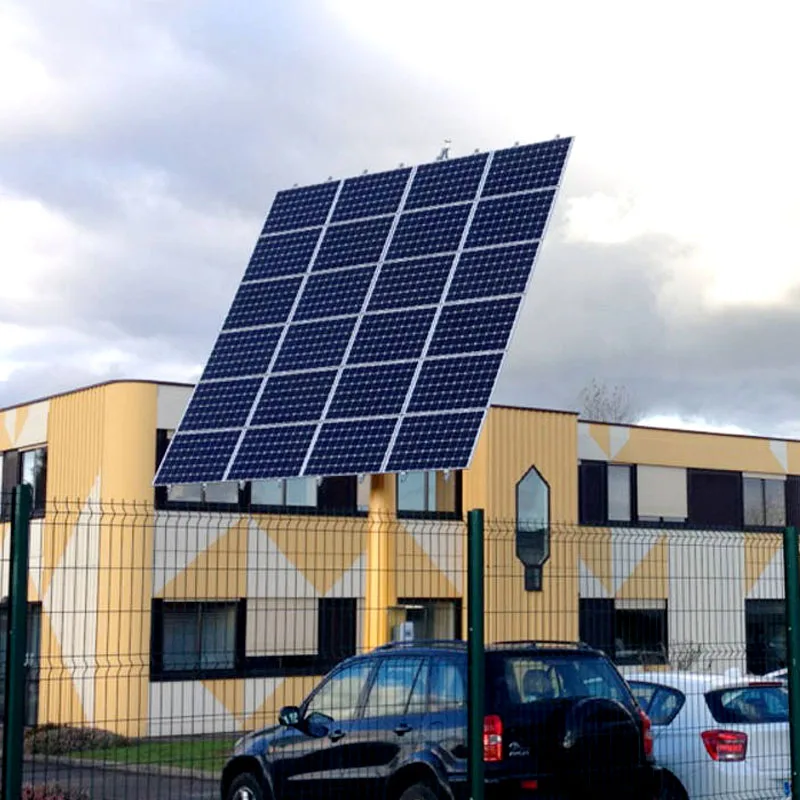 
7.5kw dual axis tracker solar tracking system sun tracker 2 axis solar tracking system solar panel tracking axis pv system 