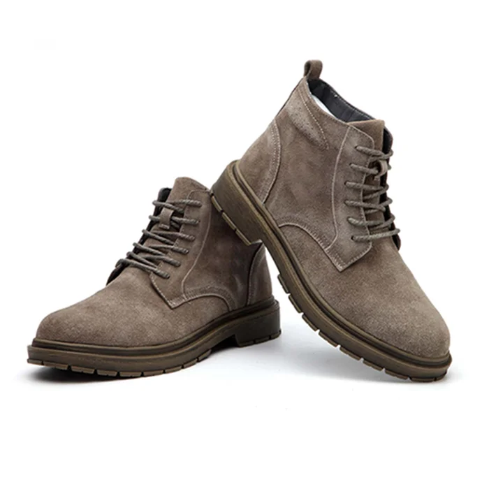 

High Quality Leather Upper Anti-stab Fire And Spark Resistant Steel Toe Protect Construction Work Safety Shoes, Black/grey