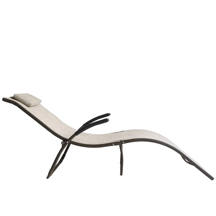 Folding Sunbeds Beach 