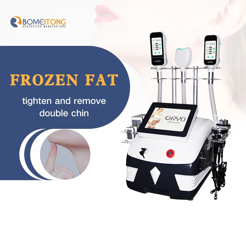 

2021 portable cryo slimming body weight loss double chin removal 360 cavitation cryolipolysis machine criolipolisis