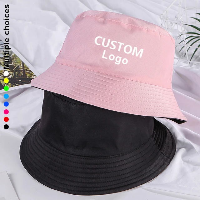 

Popular custom cotton embroidery custom wholesale Bucket Hat custom logo fisherman's hat