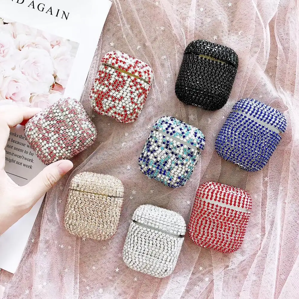 New Design Custom OEM rhinestone bling for airpod case luxury case For airpods