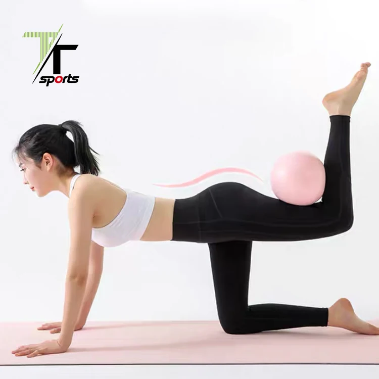 

TTSPORTS Small Yoga Ball Mini Pilates Ball 25cm 9 Inch, Multi colors or customized