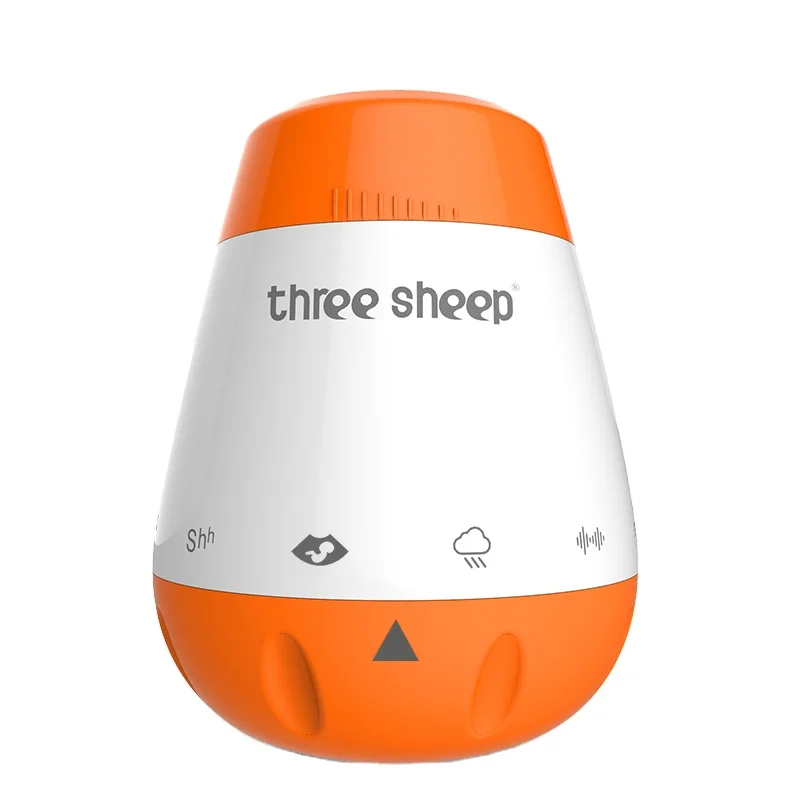 

Baby Sound Machine for Sleep Portable Sleep Soother Gentle 6 Sounds Include Lullaby, Fetal Heartbeat, White Noise, Shush, Ocean, Red,yellow.blue,gray or custom