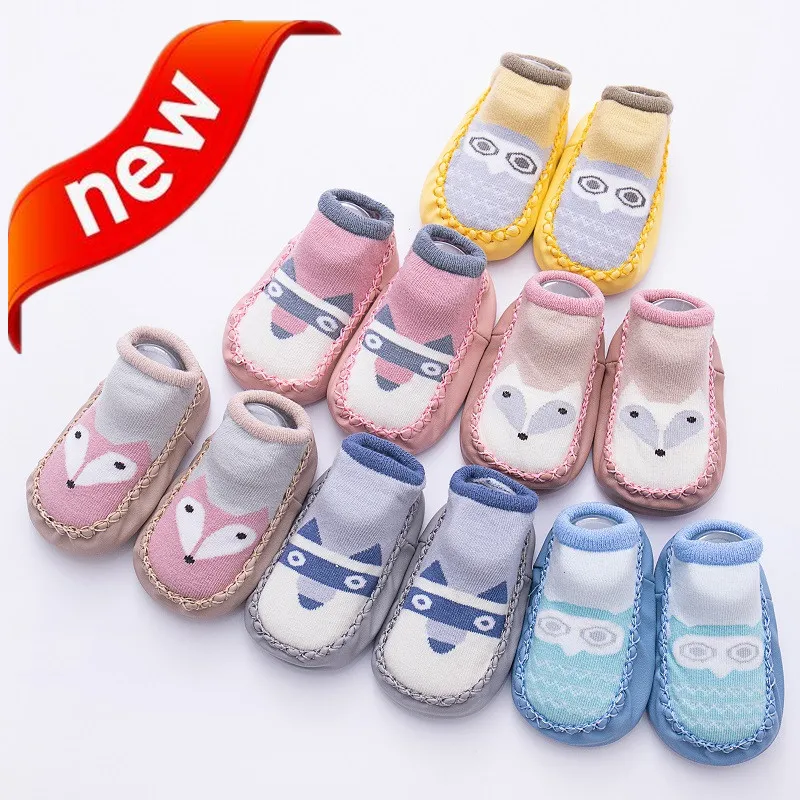 

New design baby floor socks shoes, a large number of stock, can also be OEM customized