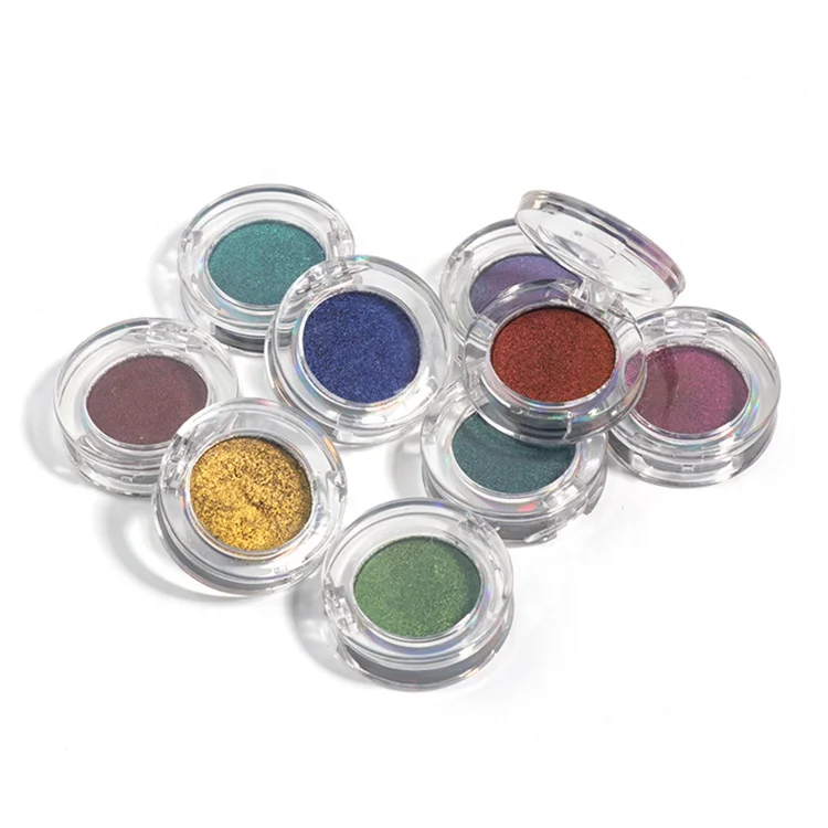 

High Pigment 9 Colors Diamond Glitter Metallic Pressed Powder Palette Duochrome Chameleon Eyeshadow