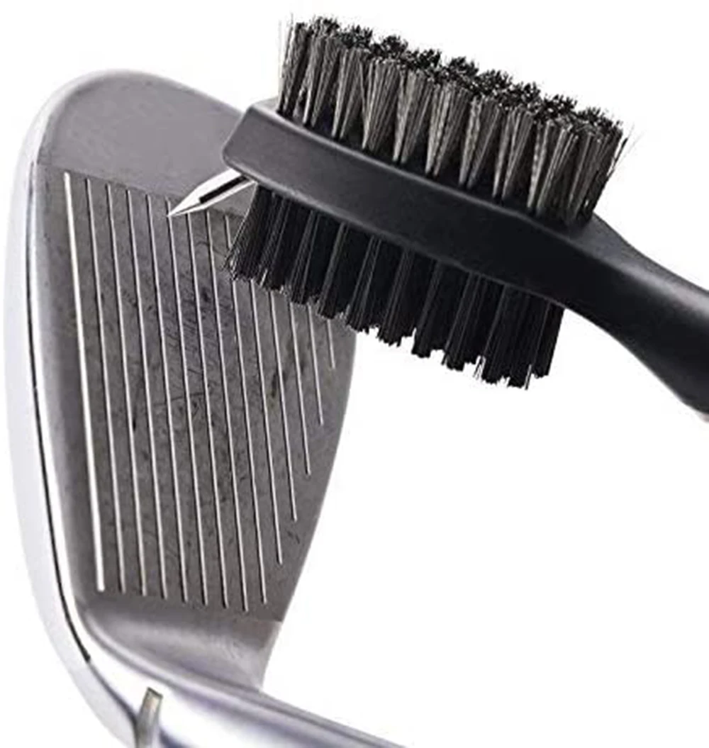Golf Club Cleaning Brush Doublesided Brush With Brass & Nylon Bristle