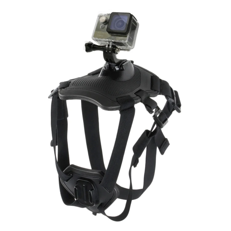 

For GoPro HERO10 Sessions and Other Action Cameras PULUZ Hound Dog Fetch Harness Adjustable Chest Strap Mount Camera Belt