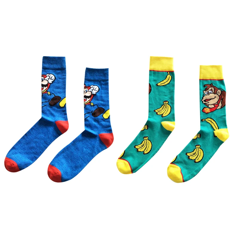 

Mario comic crew socks grip High quality small wholesale socks women men socks in stock