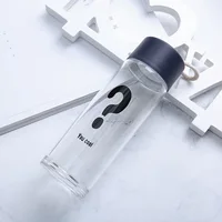 

Portable Gift Clear Sport Glass Bottle Water for Milk with Rope