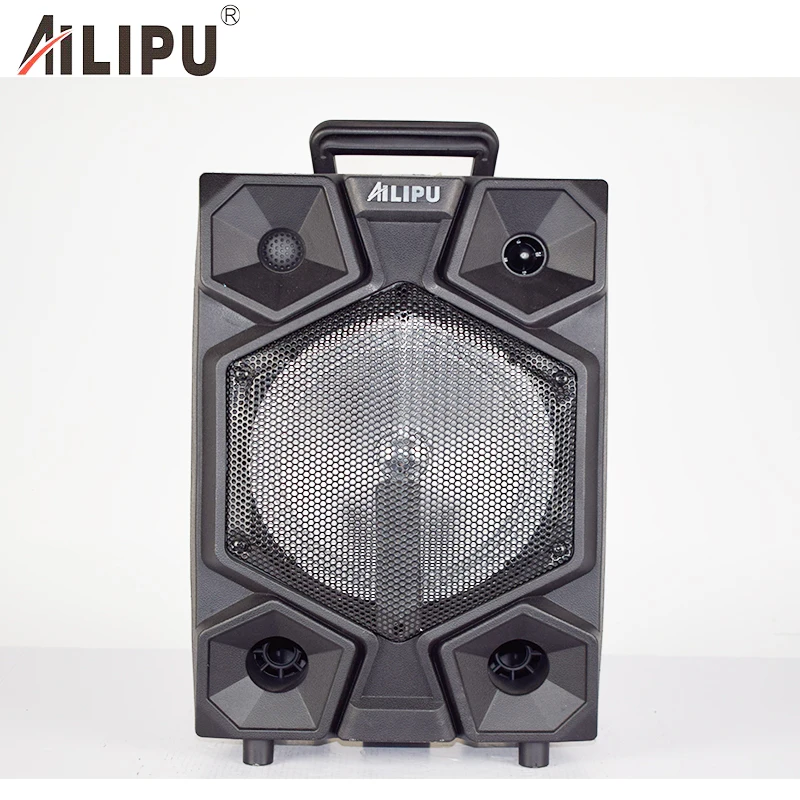 

2021 ALP-815G new style 8 inch High performance Outdoor Karaoke Party Wireless Portable Speaker, Black