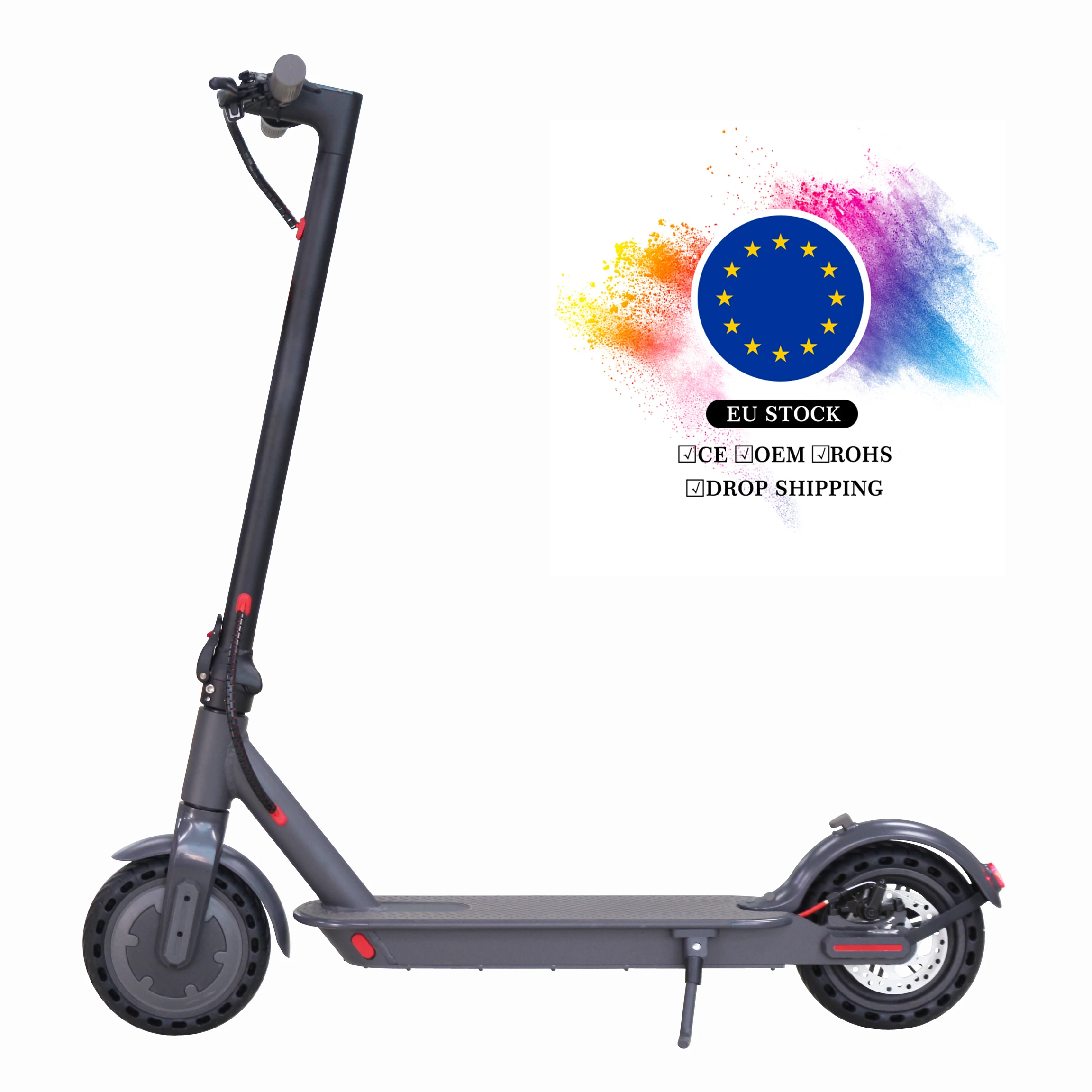 

Wholesale eu warehouse 2 wheels folding electric scooter drop shipping adult electric mobility scooter