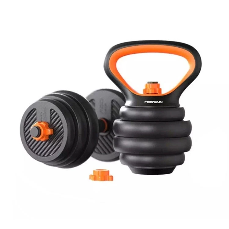 

New and hot custom dumbbell durable 24kg steel competition unique kettlebell adjustable portable weight grip dumbbells and barb