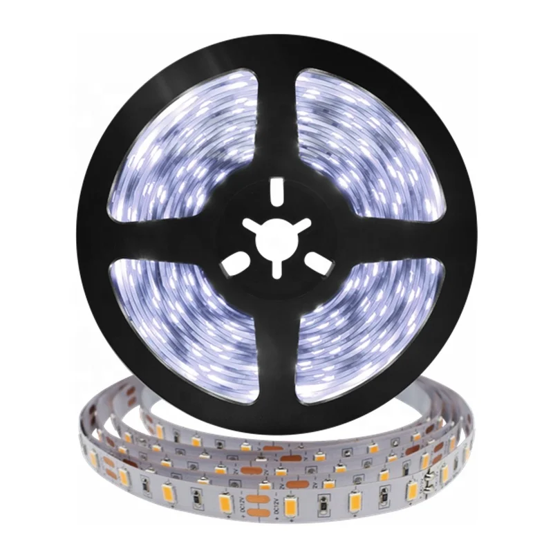 

SMD5630 LED Light Strip 2200K Warm White 6500K Cold White LM561C Flexible LED Strip For Vertical Farming