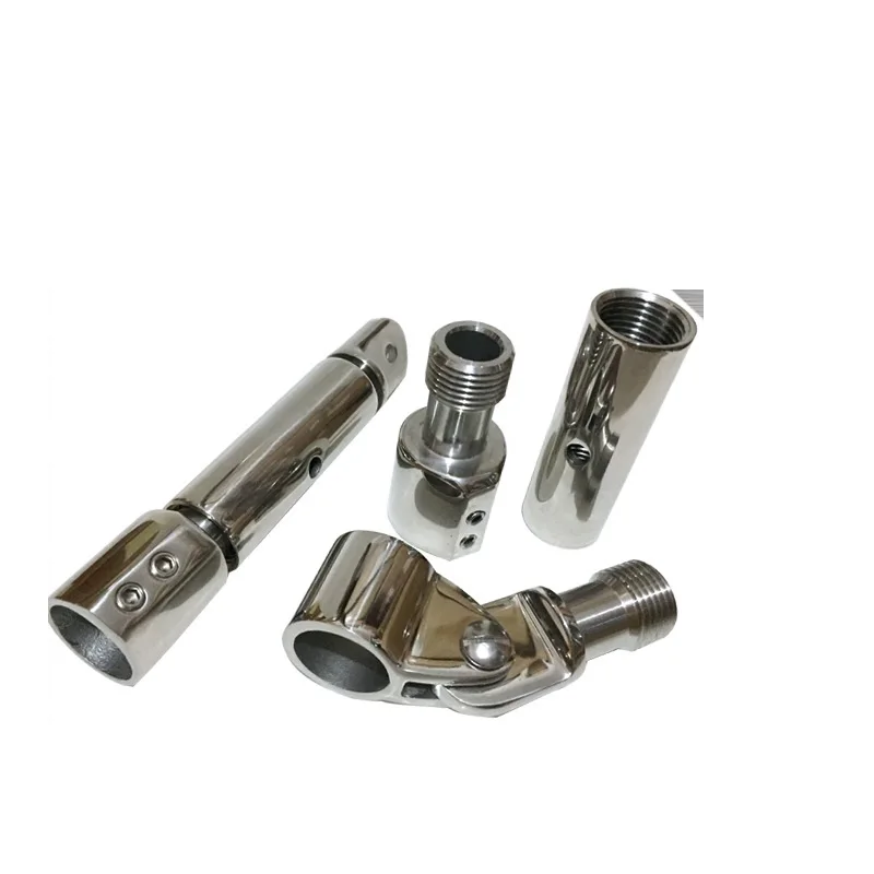 

Single wire sliding sleeve with three retractable sliding sets 25mm awning umbrella fittings pipe fittings Marine