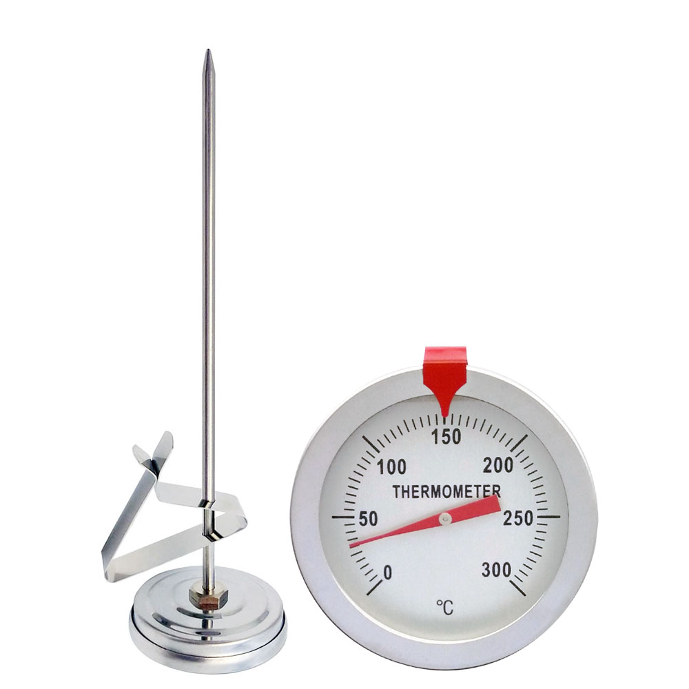 

Dial stainless steel probe food cooking BBQ fry thermometer