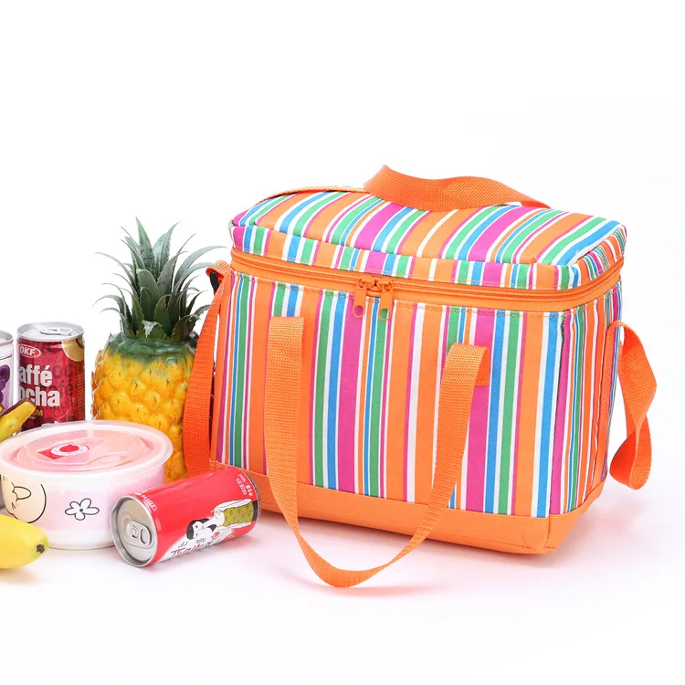 

New thickened waterproof lunch box and Bento bag Pacote de Gelo one shoulder portable picnic fresh food refrigerated cooler bag, Customized color