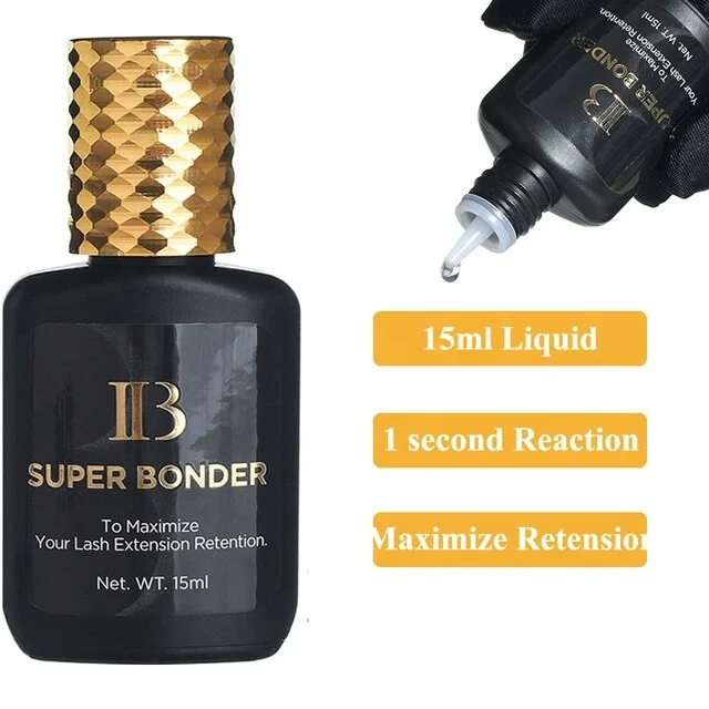 

IB Super Bonder 15ml Clear For Eyelash Extension Private Label Product Lashes Korea lash extension glue tools LAVA BEAUTY