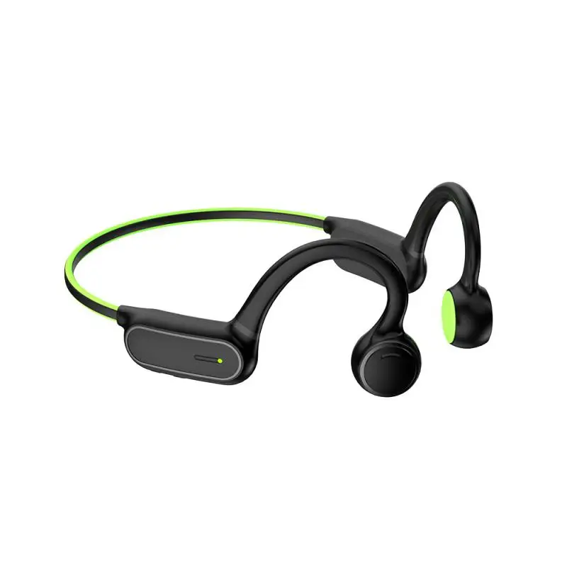 

Wireless Open Ear Sports Earphone IPX4 Headset Stereo Hands-free With Microphone Gym Sports Auricular Bone Conduction Headphone/, Black
