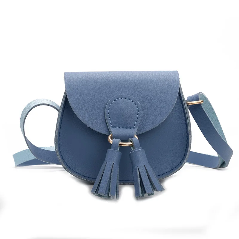 

Fashion PU leather lovely coin shoulder bags kids fringe infant baby girls purses, As picture show