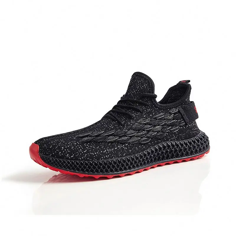 

New custom sneaker for man oem/odm men casual walking sneaker, Black ,red,grey