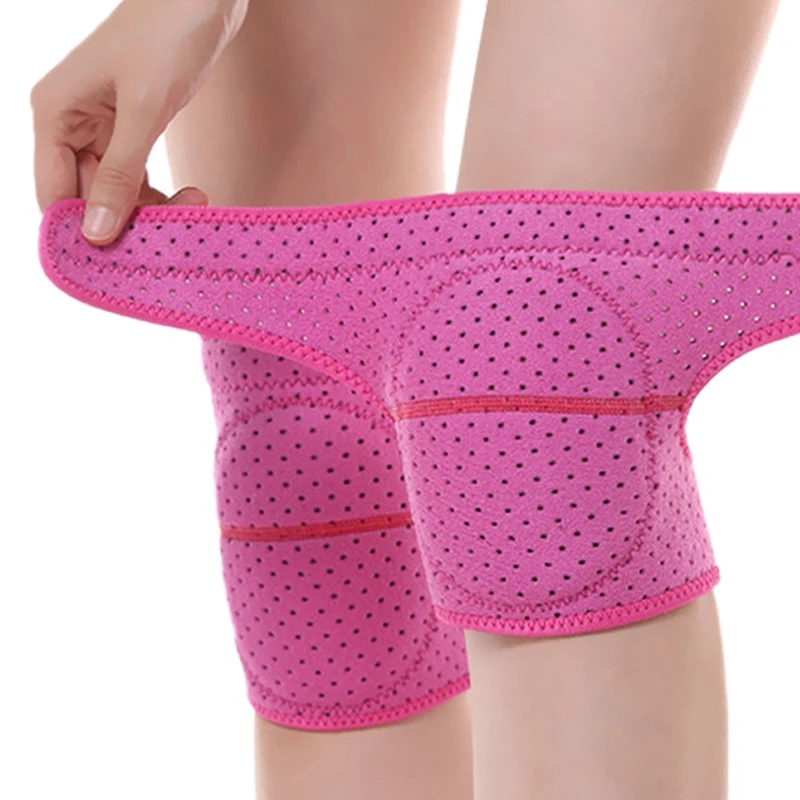 

1 Pairs Adjustable Sport Safety Knee Pads Women Dance Yoga Leggings Guard Fitness Running Protective Gear Shock