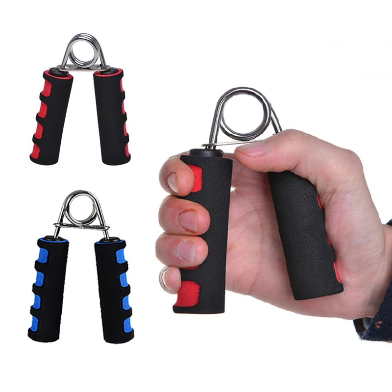 

Exerciser Sport Hand Grip Device Finger Forearm Muscle Strength Training Gripper Bubble Film Fitness, Blue,red