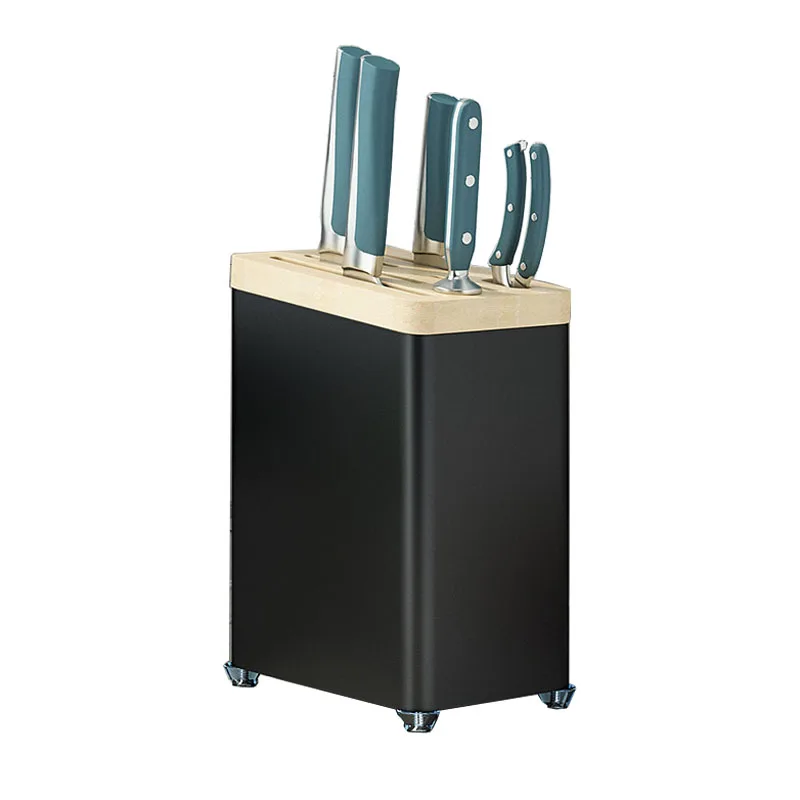 

New Design Stainless Steel and Wood Universal Knife Block Holder