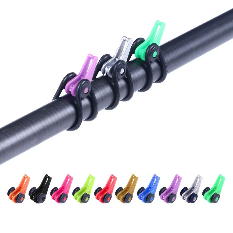 

Hengjia Plastic rubber ring fishing hook holder fishing tackle, 7 colors