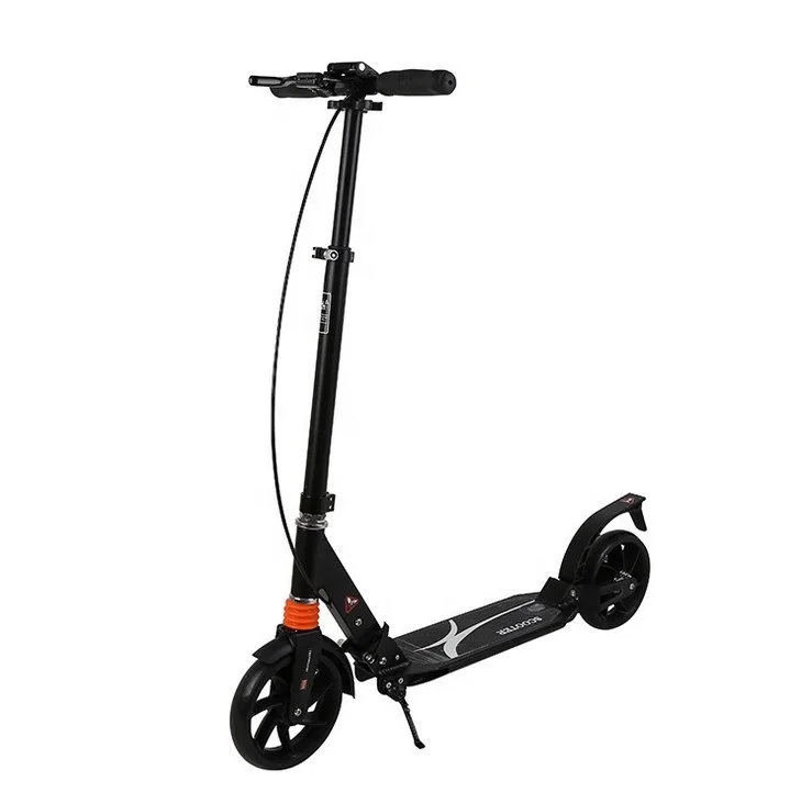 

Amazon Folding scooter PU wheel aluminium adult pedal scooter for sale