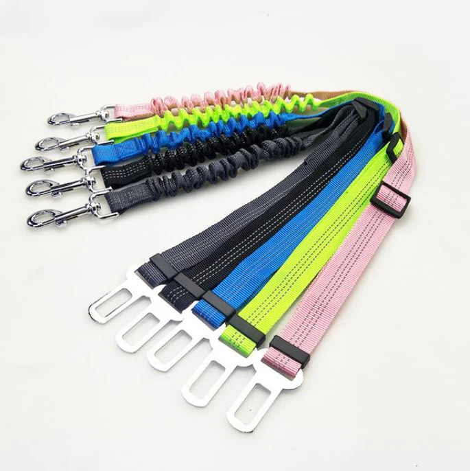 

Wholesale Strong Highly Reflective Dog Leash Vehicle Restraint Dog Seat Belt for Car