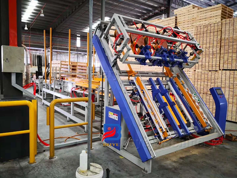 Factory Price Euro Wood Pallet Automatic Nailing Machine/wooden Pallet Assembly Machine/pallet Maker for Sale