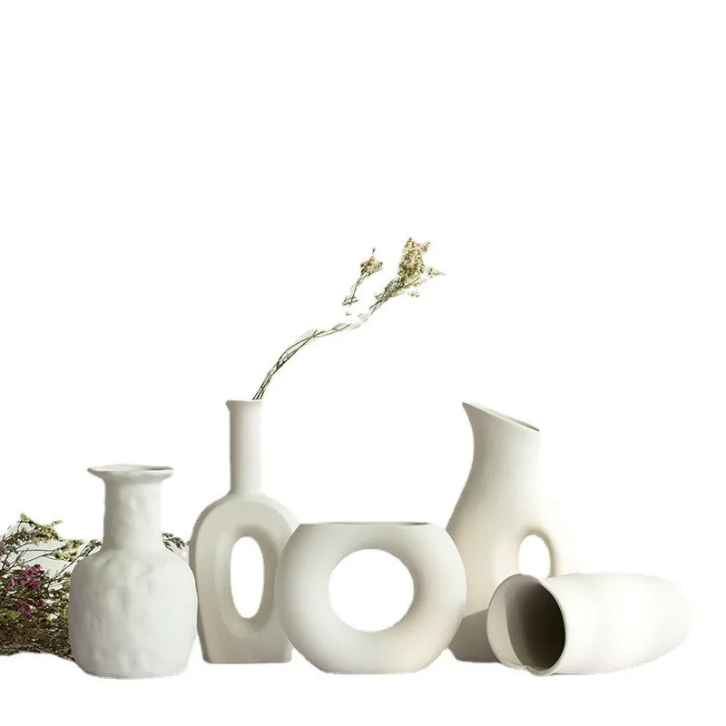 

Custom Modern Home Decorations Nordic Vase Decor Ceramic Flower Vases