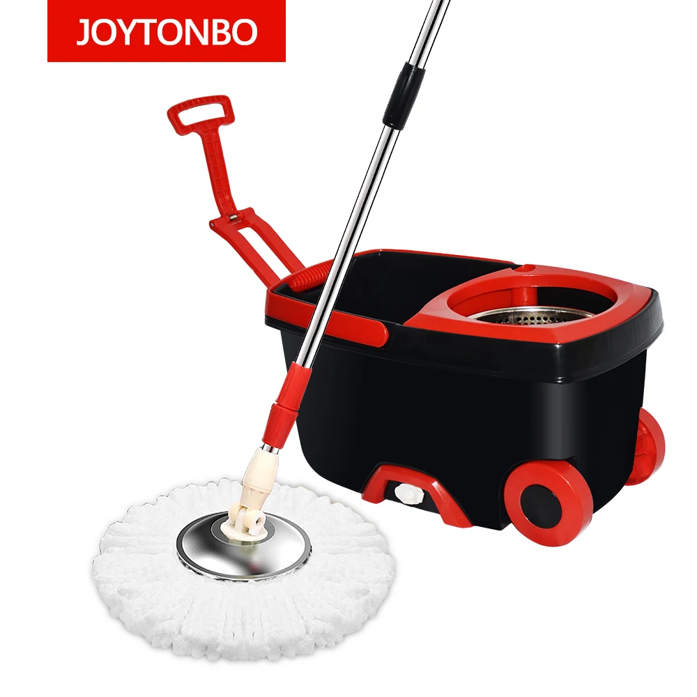 

OEM ODM 360 spin mop with bucket and 2 refills, Black