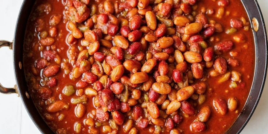 Close-up of spices sizzling in a pan