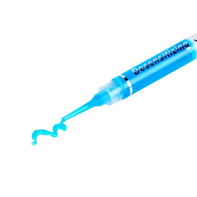 

3Ml Private Logo Teeth Whitening Desensitization PAP Blue Gel Syringe For Sensitive Teeth
