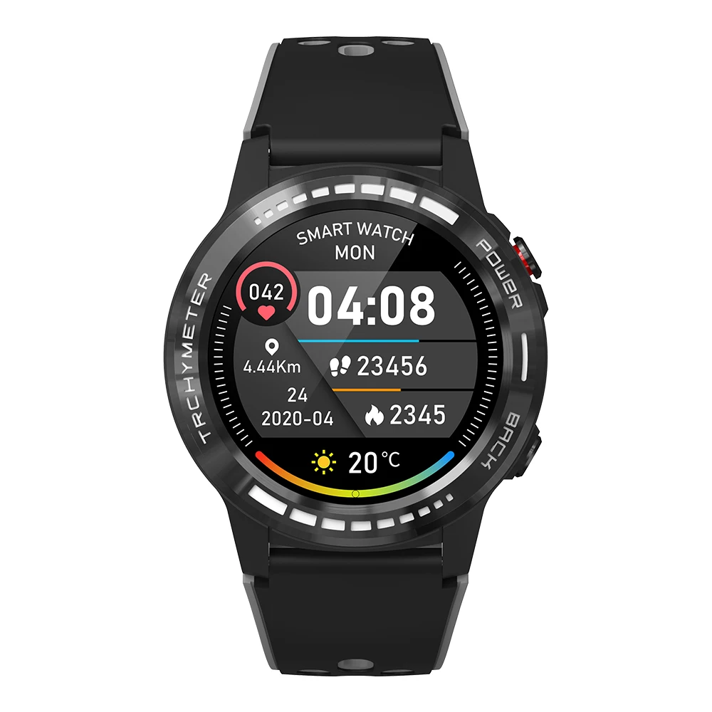 

Smart Watch F20 Ip67 Waterproof Dynamic Heart Rate Smart Watch Fitness Sports Android Smart Watch Phone, Balck