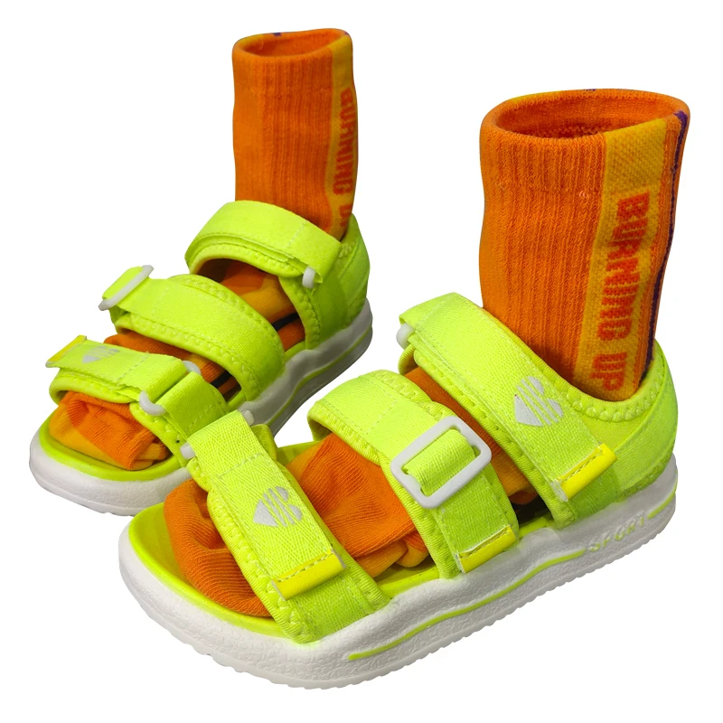 

Little Times children's shoes 2021 summer new children's sandal soft soles