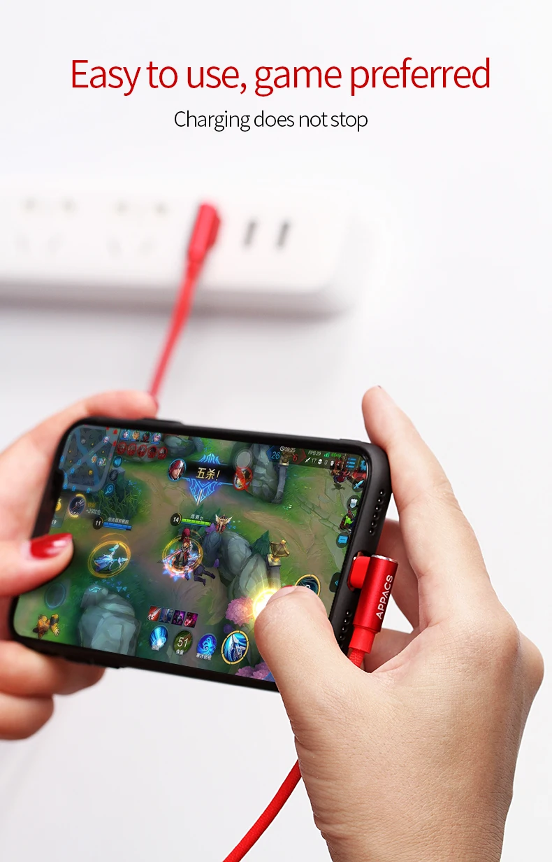 2m 6.6ft Right Angle Type C USB 2.0 Cable High Quality Nylon Braid Type C Cable Wholesale Fast Data Charger 90 Degree Cable