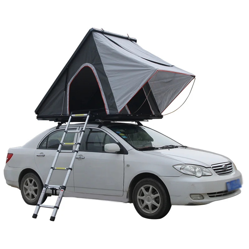 

China Factory Wholesale Automatic Hardshell Outdoor Waterproof Camping Rooftop Tent, Black
