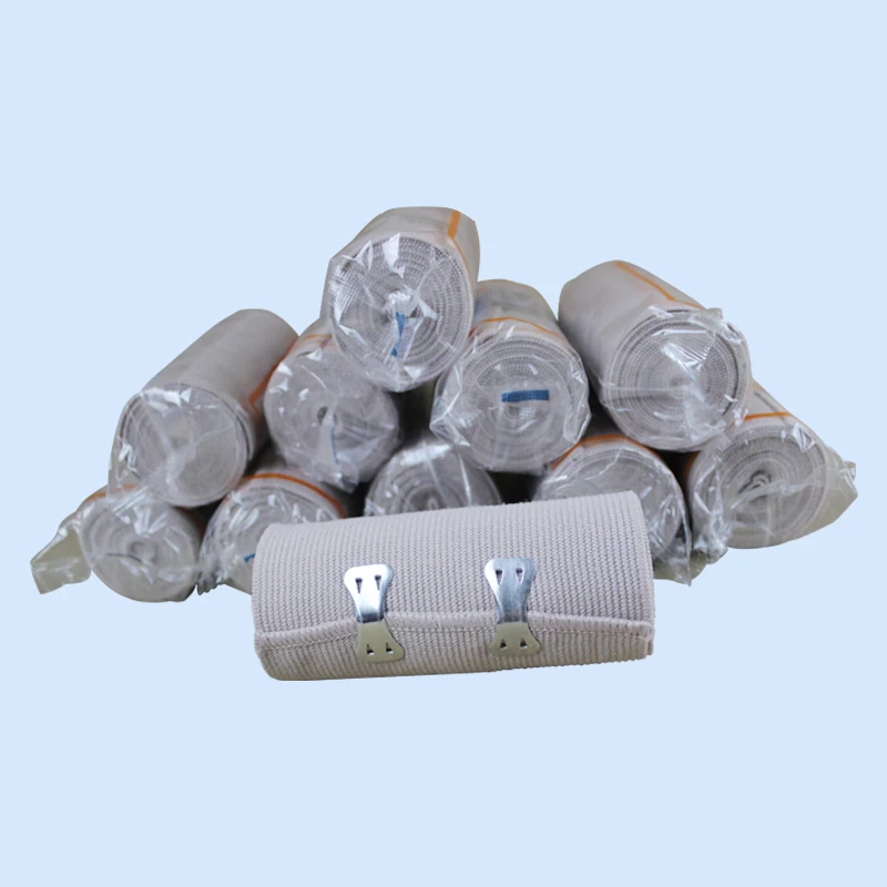 
Hot sale skin color Medical Elastic Bandage cotton bandage roll 