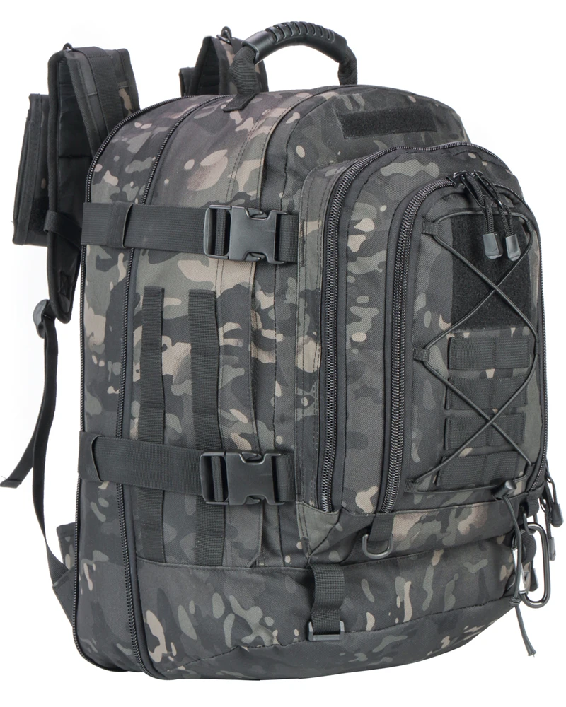 

military tactical backpack military molle tactical backpack accessory bag, Black multicam