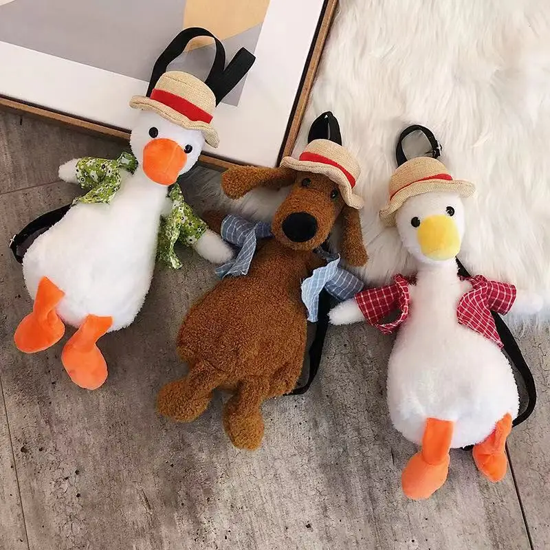 New Korean Style Of Plush Toy Duck Bag Fashion Wild Gift Cute Dog Doll Bag Buy Korean Duck Bag
