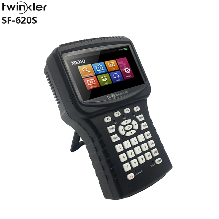 

Full HD 4.3 Inch TFT LCD Display with Backlight Digital Satellite Meter Twinkler SF-620S Satellite Finder with Spectrum Analyzer