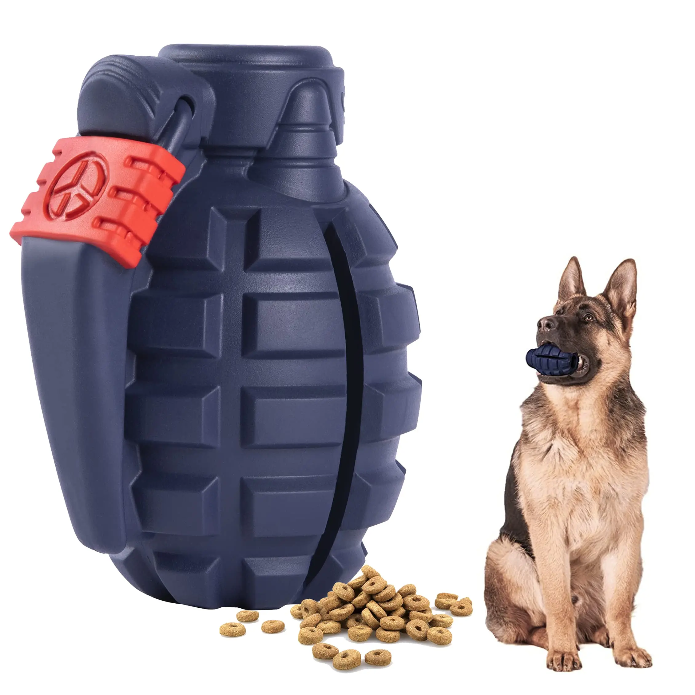 

Factory Supply Low Price Decompression Grenade Interactive Dog Toys Durable Rubber Dog Toy