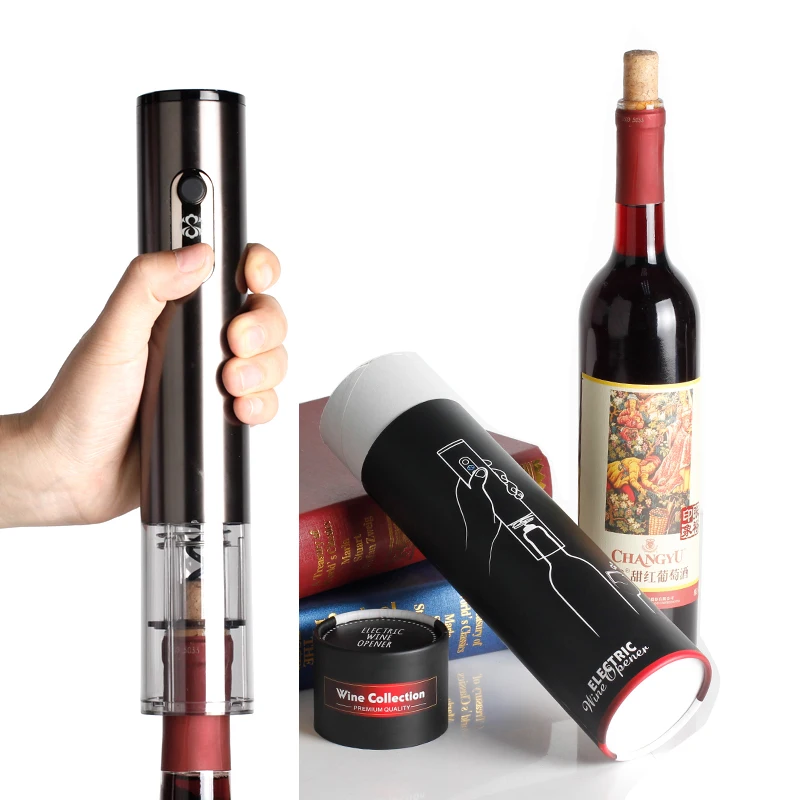 

New Interesting Product 2019 Innovative Wine Accessories Deluxe Electric Wine Opener with Wine Opener Corkscrew Rechargeable, Customized